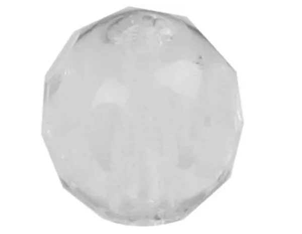 TOP BRASS GLASS BEADS 8MM