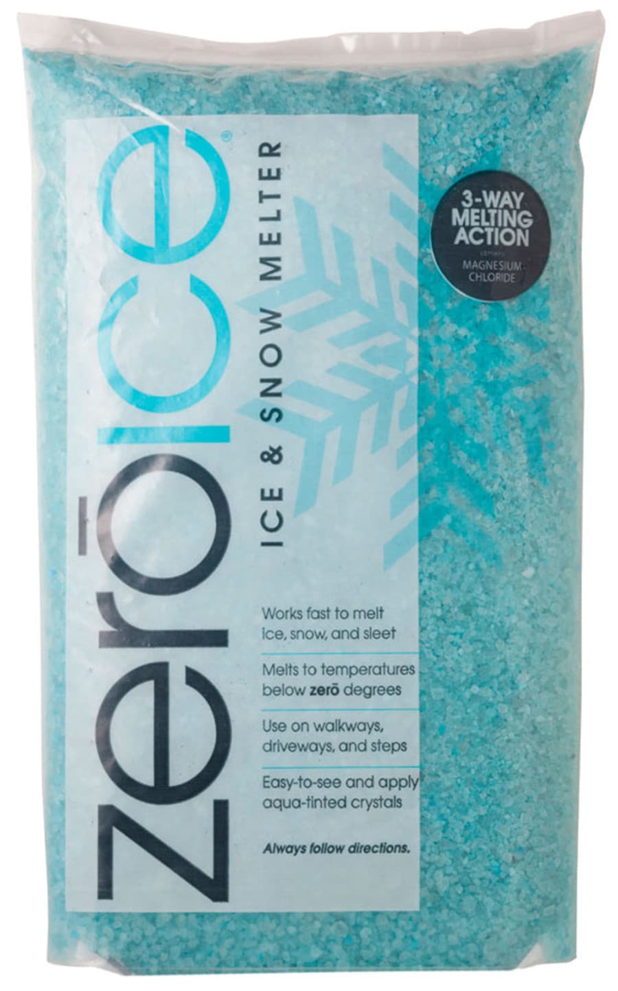ZERO ICE 50LB BAG 3-WAY ICE MELTER