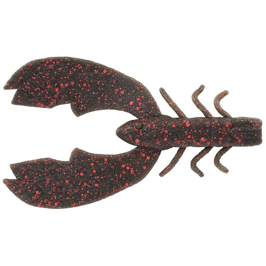 POWERBAIT CHIGGER CRAW BLK RED FLECK