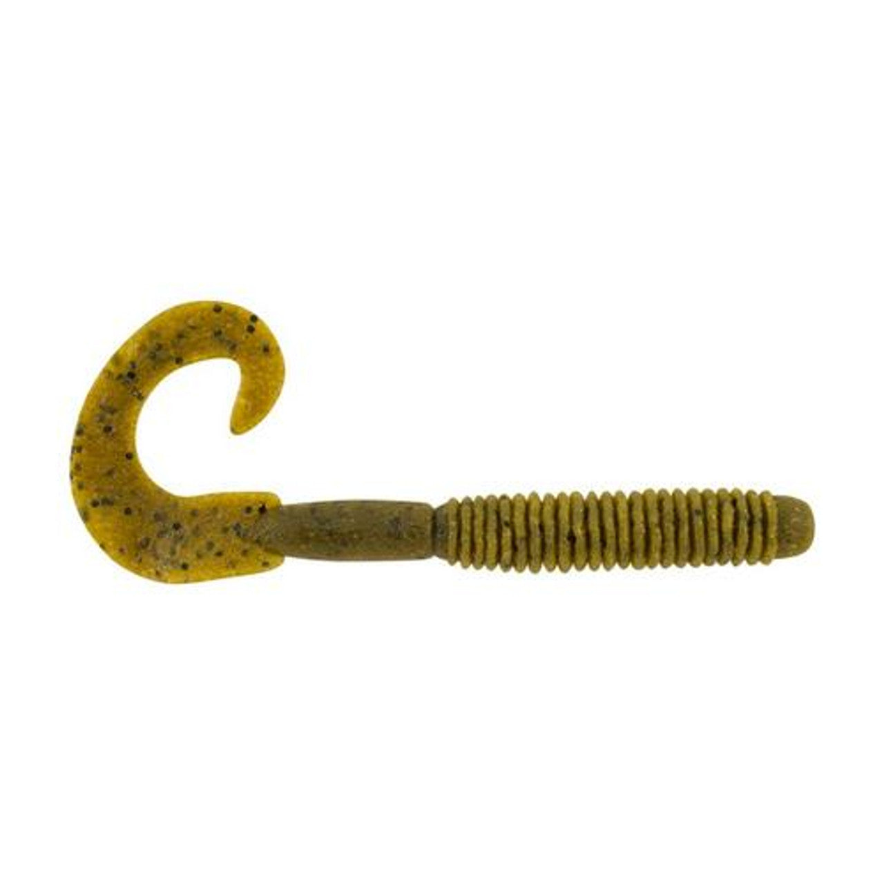 POWERBAIT WORM GREEN PUMPKIN