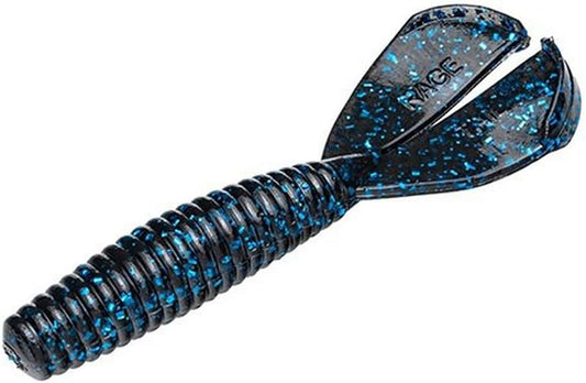 STRIKE KING RAGE TAIL BABY MENACE BLUE CRAWL