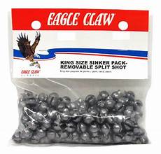 EAGLE CLAW KING SIZE SPLIT SHOT 100 PACK