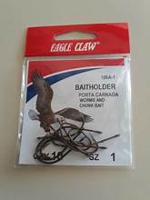 EAGLE CLAW 10PK SZ1 BAITHOLDER HOOK