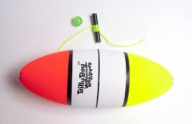 Betts Slip Float: Unweighted, Oval 2.5'' Red/White Slip