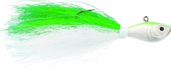 Spro Bucktail Jig, 4oz Chartreuse 1pk
