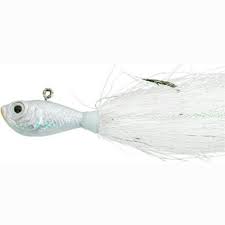 Spro Bucktail Jig, 4oz White 1pk