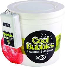 Marine Metal Cool Bubbles, 8qt Insul / B-11 Pump w/net