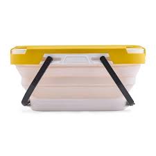 Frabill Bait Bucket, Collapsible w/Aerator 6qt