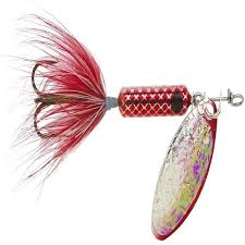 Yakima Rooster Tail, 1/8oz Swing Silver; Red