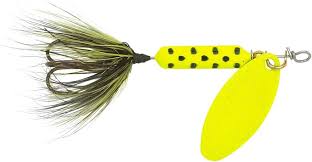 Yakima Rooster Tail, 1/4oz Swing Painted; Cht Dot