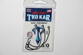 EAGLE CLAW TROKAR MAG SWIMBAIT SZ 5/0 3PK