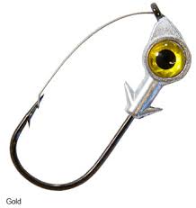 ZMAN WEEDLESS EYE JIG HEAD 3/16oz GOLD 3PK