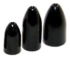 BULLET WEIGHTS 1/2oz BLACK 5PK