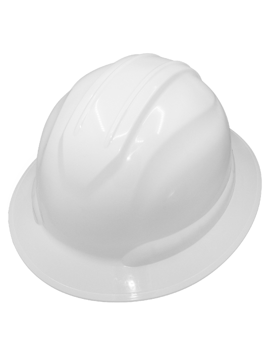 BULLHEAD SAFETY WHITE FULL BRIM HARDHAT TYPE 1 CLASS C