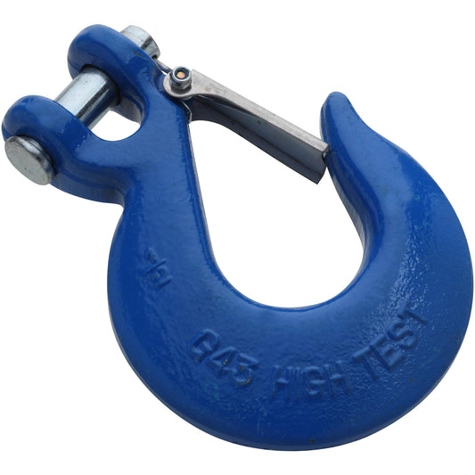 1/2' CLEVIS SLIP HOOK BLUE W/ CLIP