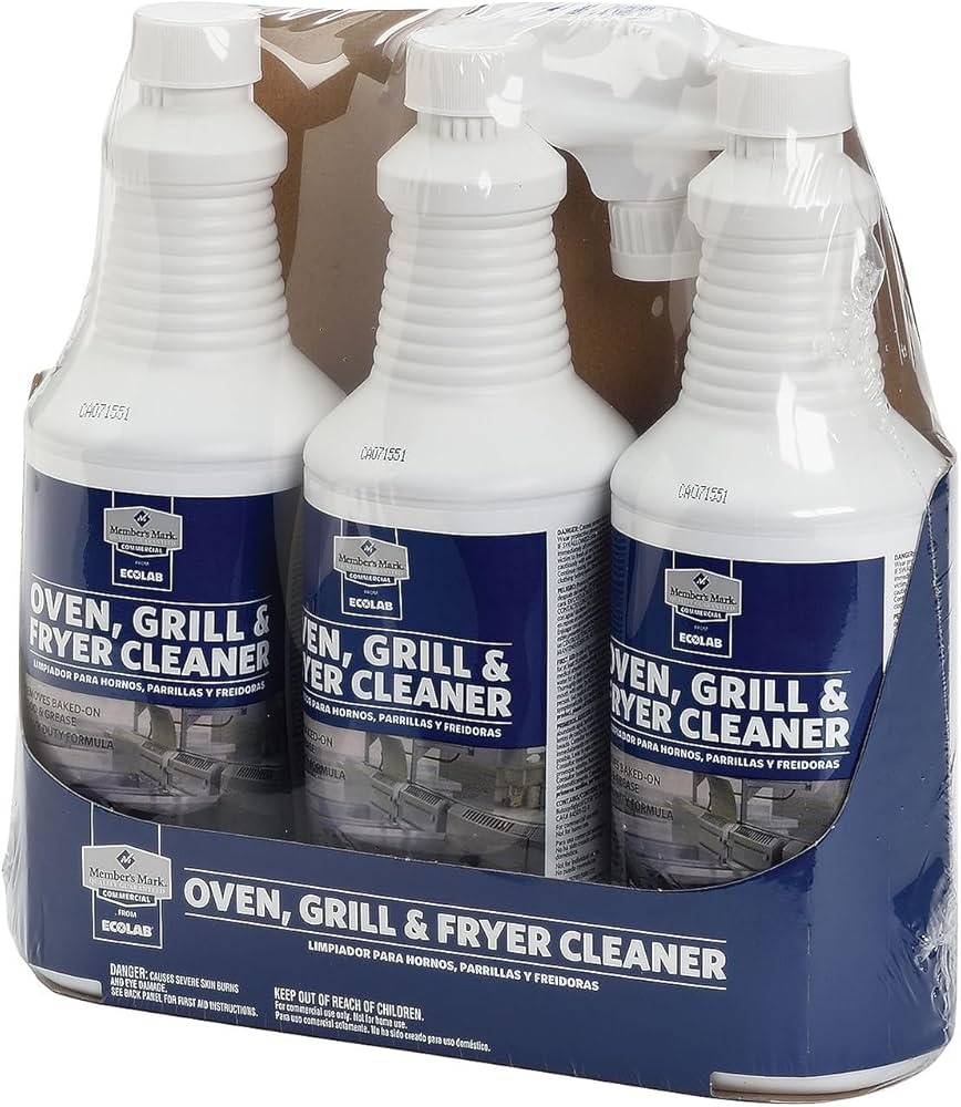 MEMBERS MARK COMMERCIAL GRILL & OVEN CLEANER 3PK