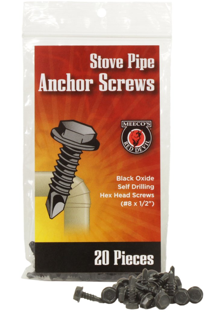 MEECOS STOVE PIPE ANCHOR SCREWS