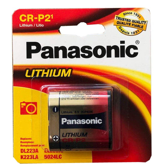 PANASONIC LITHIUM 6V BATTERY CR-P21