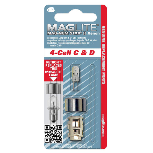 MAGLITE 4-CELL C&D BULB