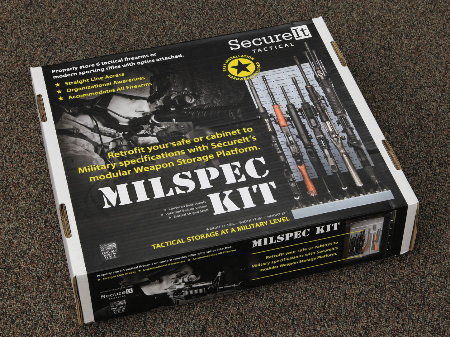 SECURE IT TACTICAL LIBERTY SAFE MILSPEC KIT