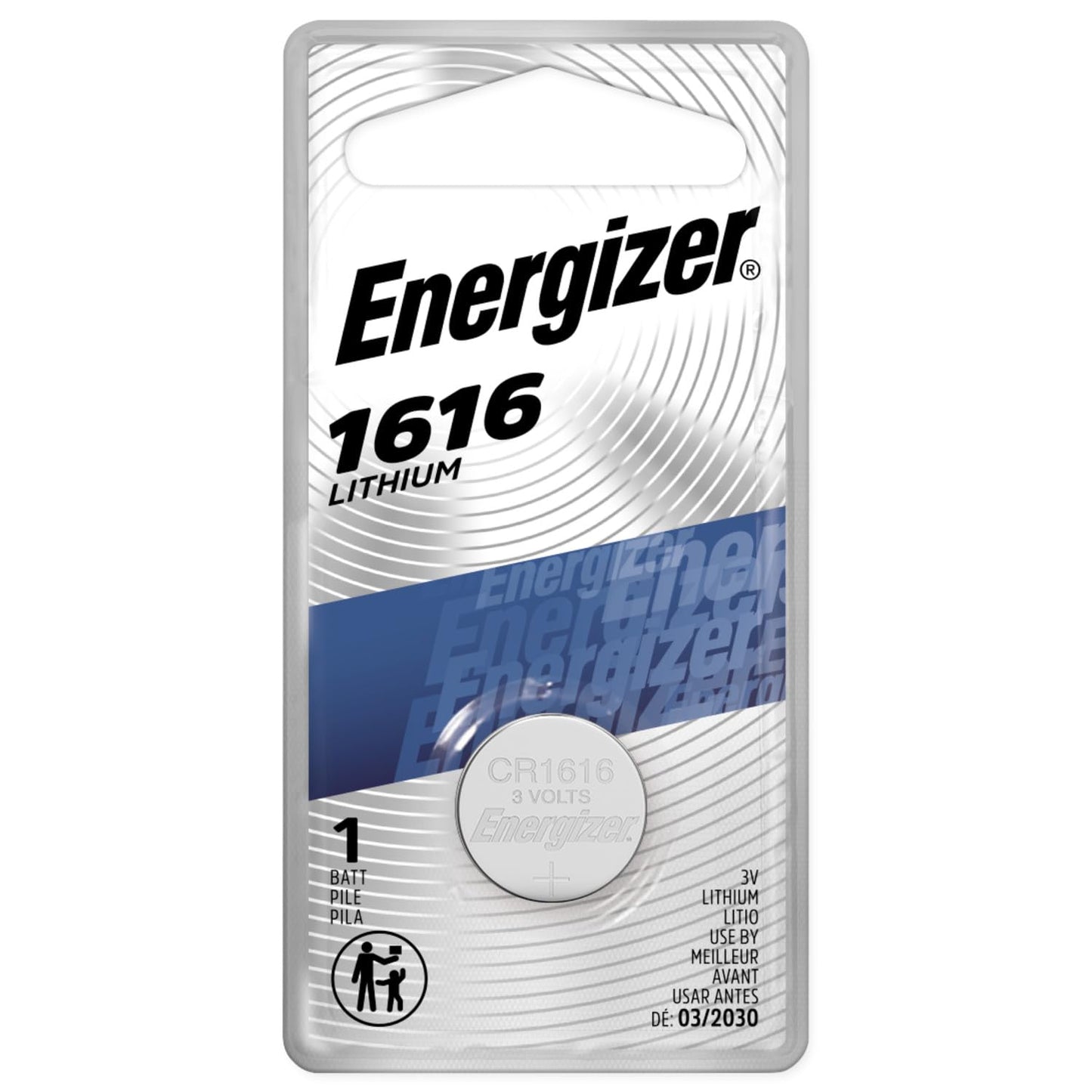 ENERGIZER 1616 LITHIUM BATTERY