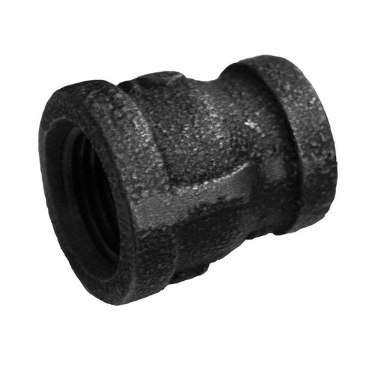 BLACK IRON 1/2 x 3/8 REDUCING COUPLING