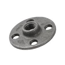 BLACK IRON 1/2 FLOOR FLANGE