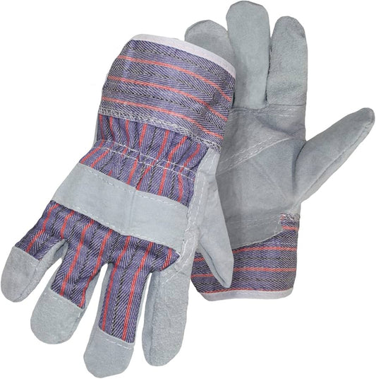 BOSS SPLIT LEATHER PALM GLOVES LARGE