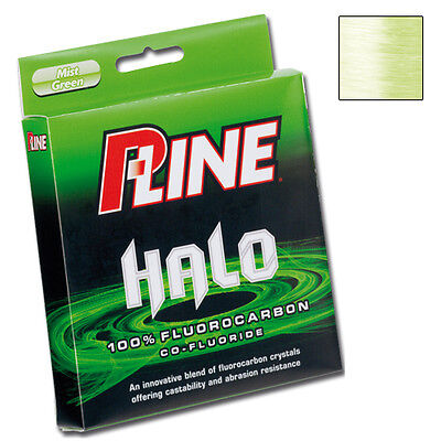 P-LINE HALO FLUORCARBON 17LB MIST GREEN