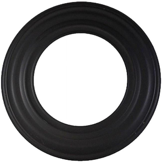 BLACK STOVE PIPE 7" TRIM COLLAR