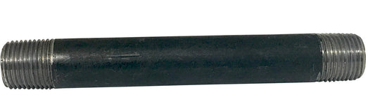 BLACK IRON 1/2 NIPPLE 12"