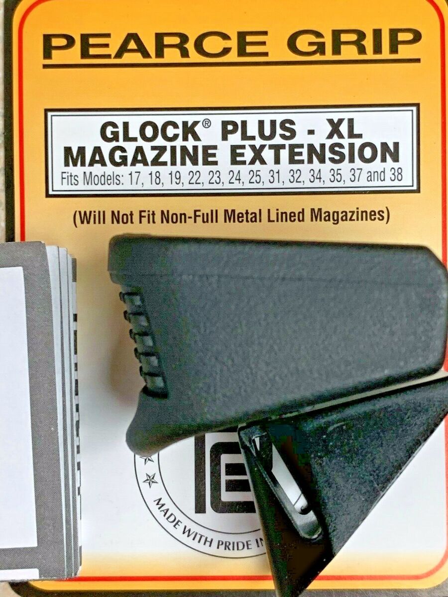 PEARCE GRIP GLOCK PLUS XL MAGAZINE EXTENSION