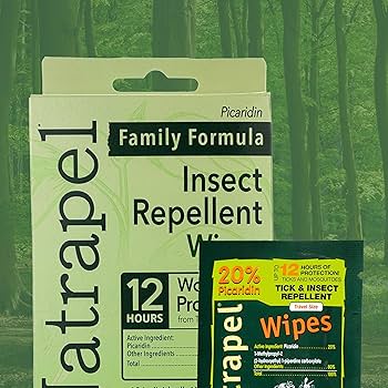 NATRAPEL INSECT REPELLENT WIPES 12PK