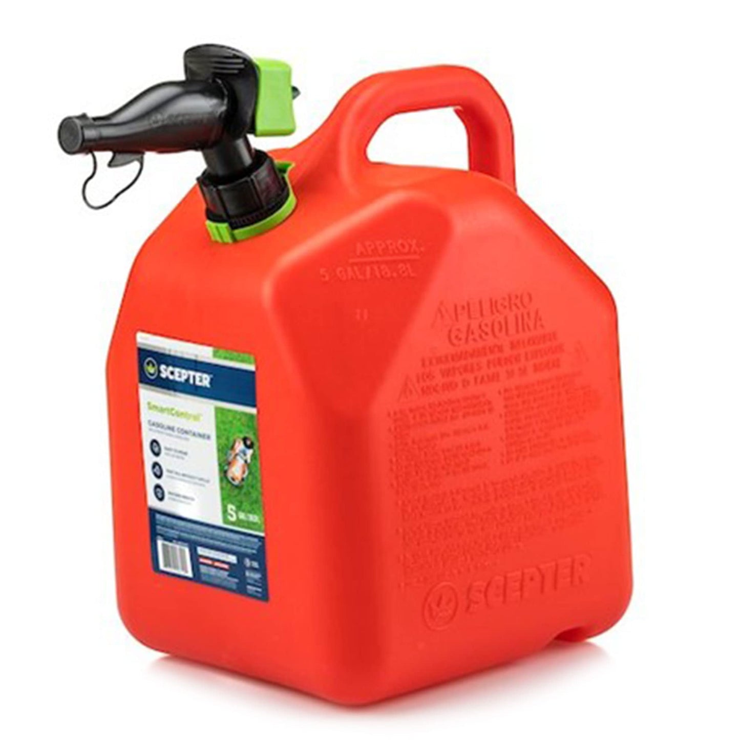 SCEPTER 5 GAL GAS CAN RED