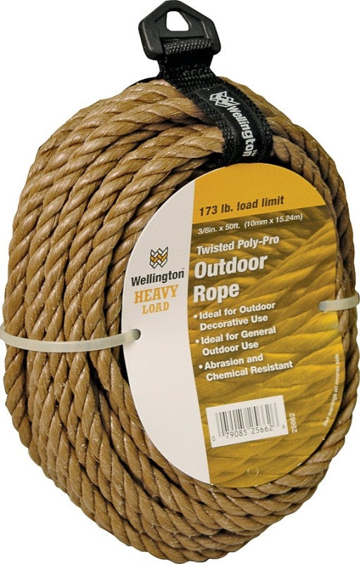 TWISTED POLY PRO OUTDOOR ROPE 50FT