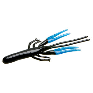 ZOOM 5" BIG CRITTER CRAW BLACK/BLUE CLAW