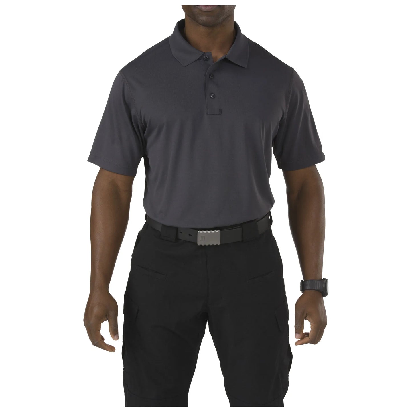 511 MENS CORPORATE PINNACLE POLO CHARCOAL GREY