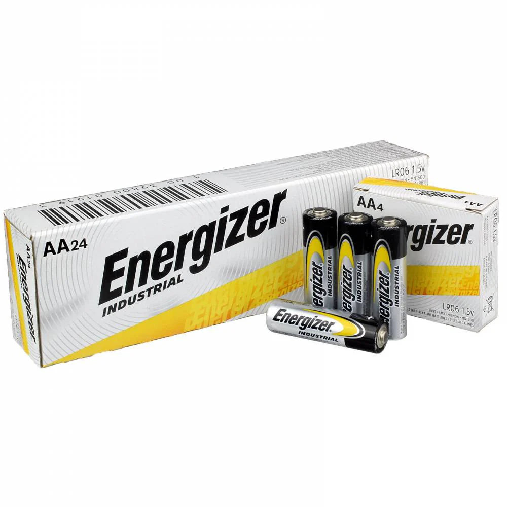 ENERGIZER INDUSTRIAL ALKALINE AA BATTERY 4PK