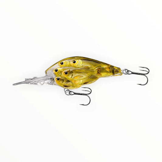 LIVE TARGET YEARLING GOLD & BLACK CRANKBAIT