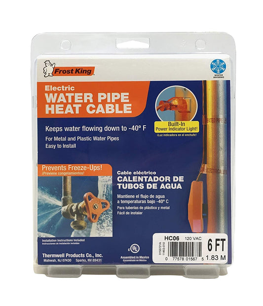 FROST KING WATER PIPE HEAT CABLE