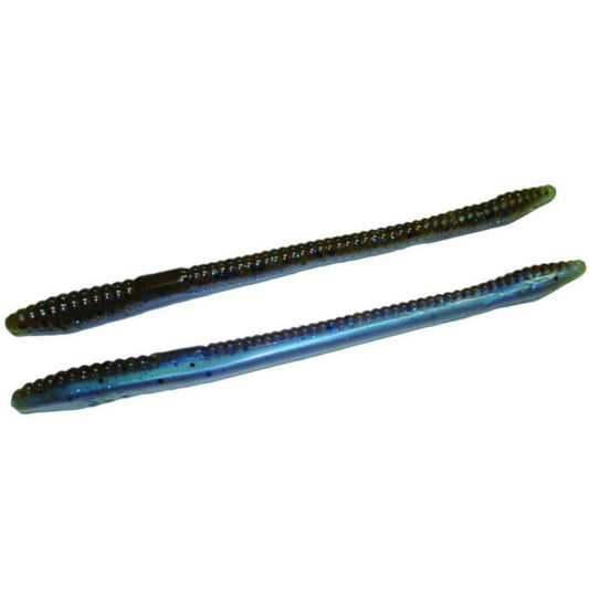 ZOOM 4.5" FINESSE WORM GREEN PUMPKIN BLUE FLASH