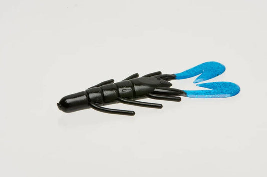 ZOOM 3" ULTRA VIBE SPEED CRAW BLACK BLUE CLAW